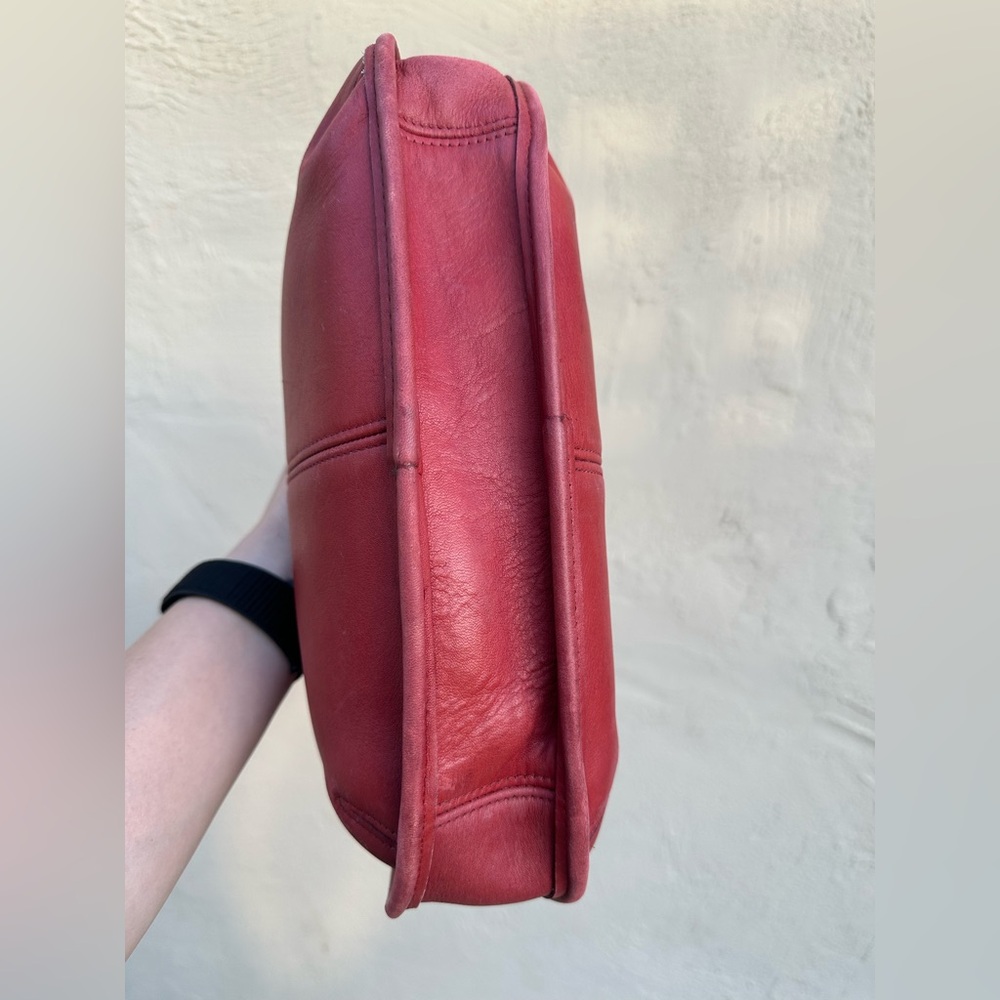🎈Vintage Coach Red  Ergo Zip 9025 🎈 - Picture 7 of 13